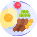 Breakfast Plate Symbol