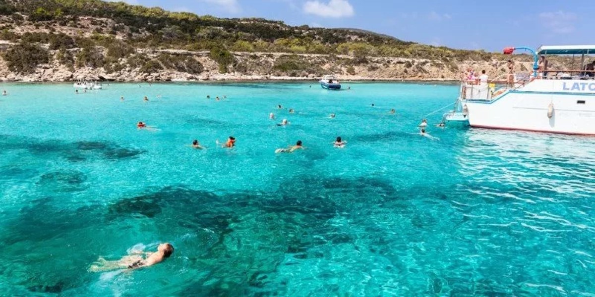 Picturesque view of Coral Bay, Paphos