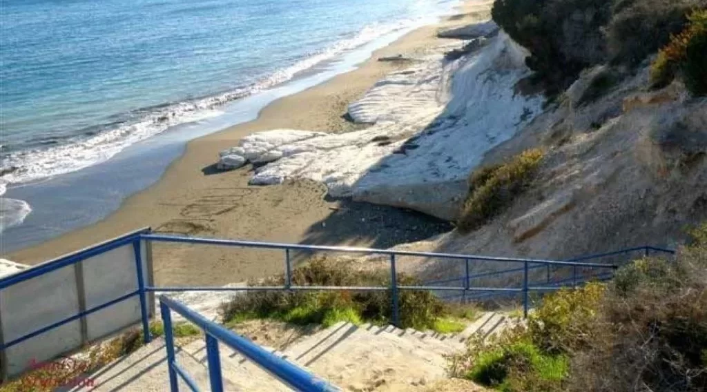 Unique cliffs of Governor's Beach, Limassol