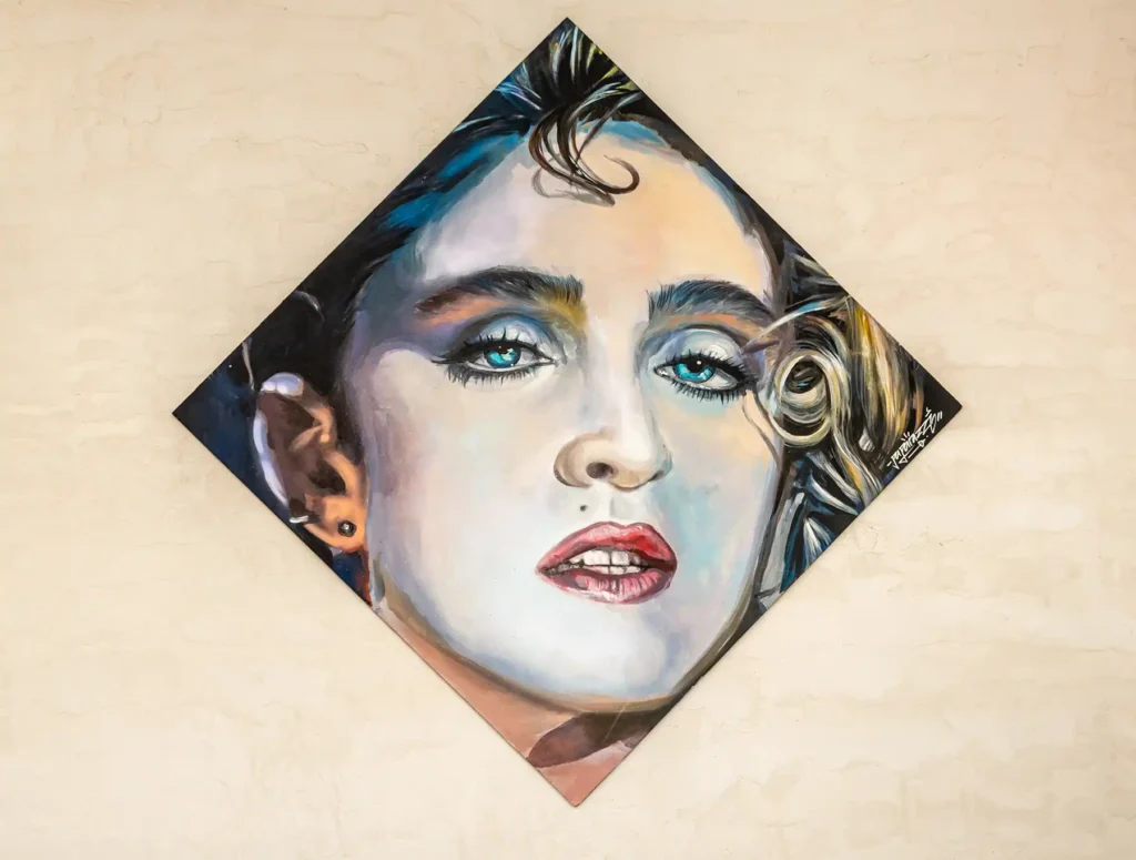 Stunning portrait of Madonna in Room 212