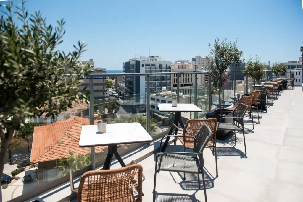 rooftop terrace breakfast rise urban art hotel cyprus