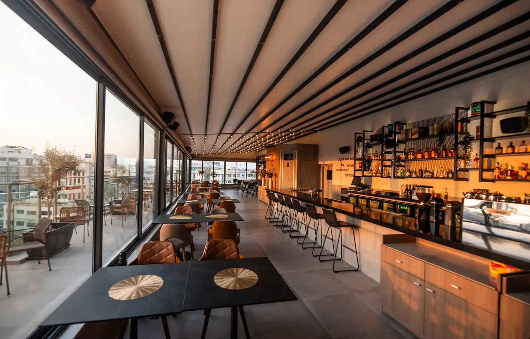 hotel rooftop breakfast buffet rise urban art larnaca