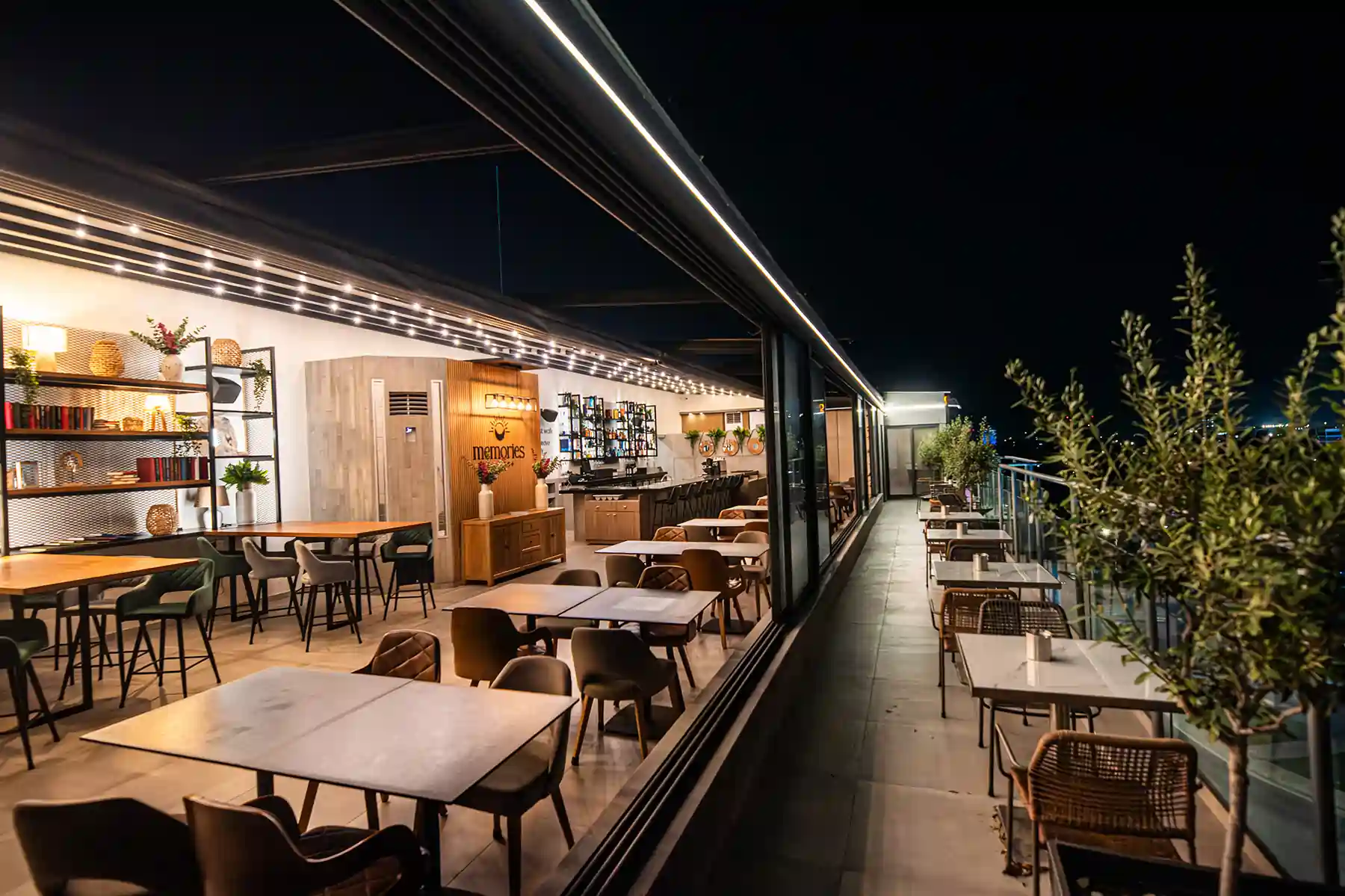 memories rooftop dining night larnaca cyprus