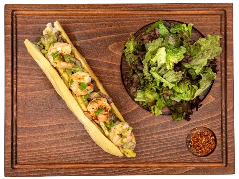 Beef & Reef Warm Baguette