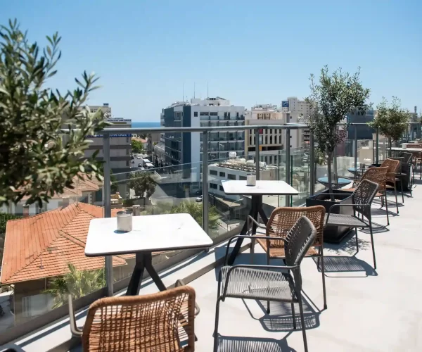 rooftop terrace breakfast rise urban art hotel cyprus