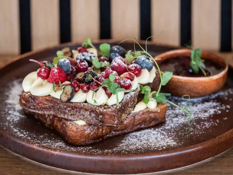 french toast berries breakfast rooftop larnaca