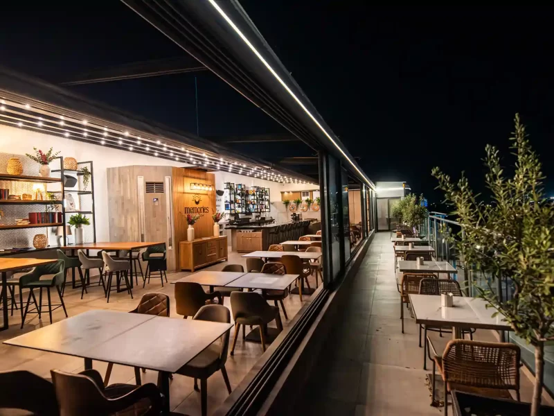 memories rooftop dining night larnaca cyprus